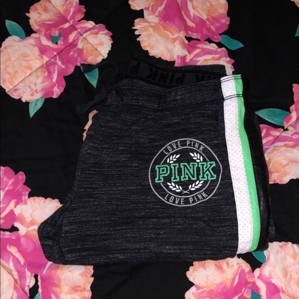 Pink Victoria’s Secret skinny Sweats